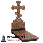 R-043 памятник одиночный, крест, резной — изображение 2