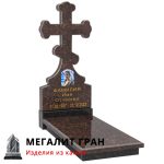 R-043 памятник одиночный, крест, резной — изображение 9