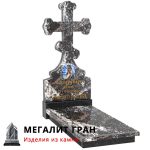 R-043 памятник одиночный, крест, резной — изображение 8