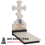 R-043 памятник одиночный, крест, резной — изображение 11