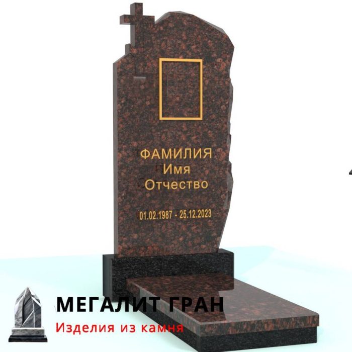 А-05 памятник одиночный, элитный с крестом — изображение 5