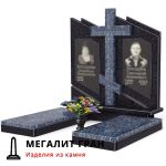 D-103 памятник двойной, комбинированный с крестом — изображение 5