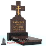 В-013 памятник одиночный, с крестом — изображение 10