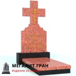 В-013 памятник одиночный, с крестом — изображение 11