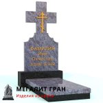 В-013 памятник одиночный, с крестом — изображение 6