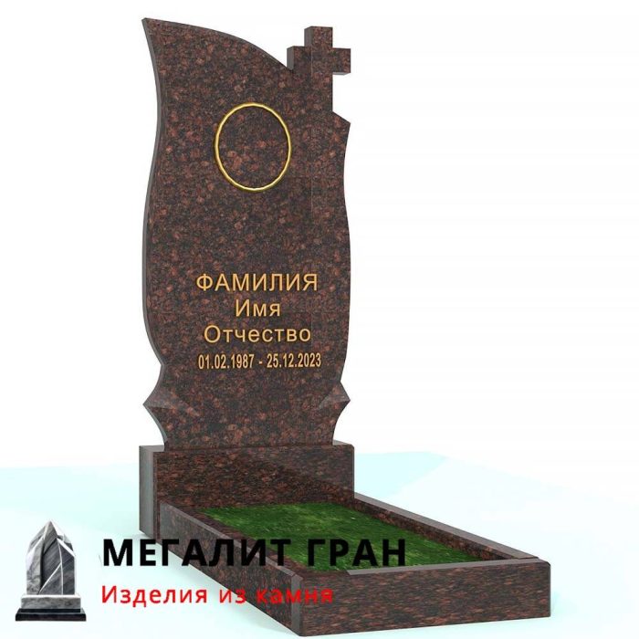 В-093 памятник, одиночный с крестом — изображение 11