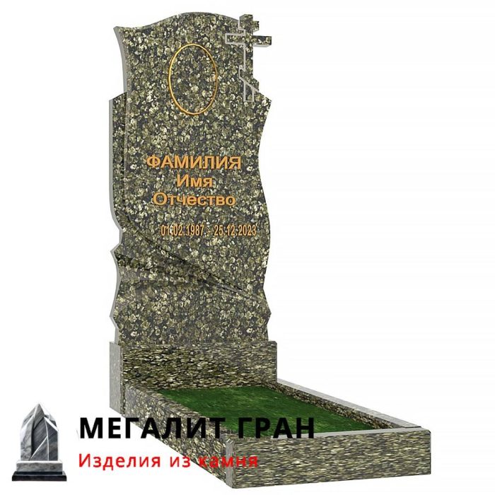 В-029 памятник, одиночный с крестом — изображение 4