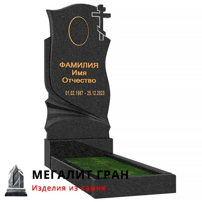 В-029 памятник, одиночный с крестом — изображение 9