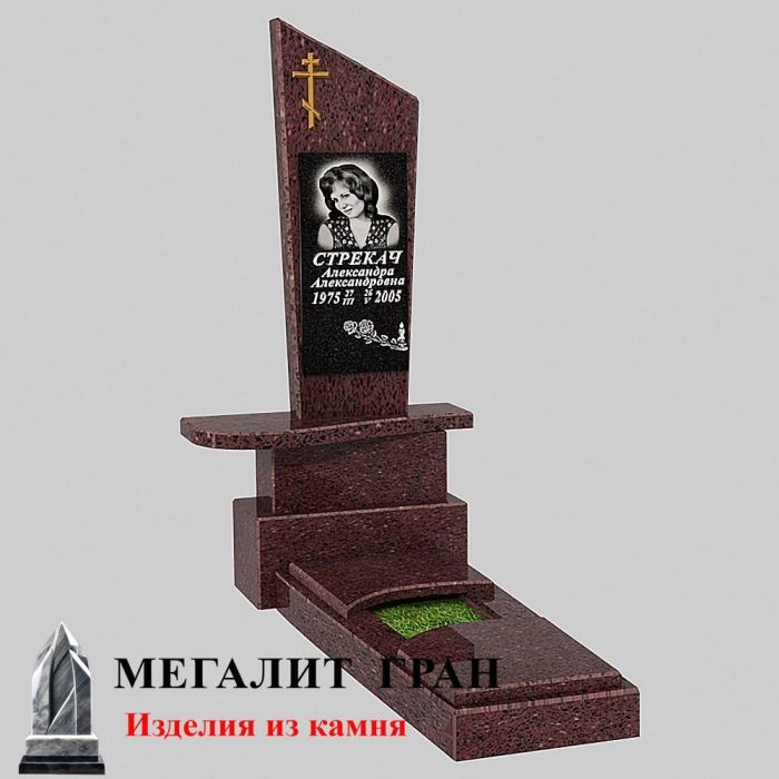 Б-04 бетонный одиночный памятник — изображение 2