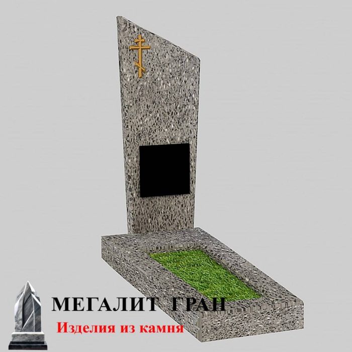 Б-04 бетонный одиночный памятник — изображение 10