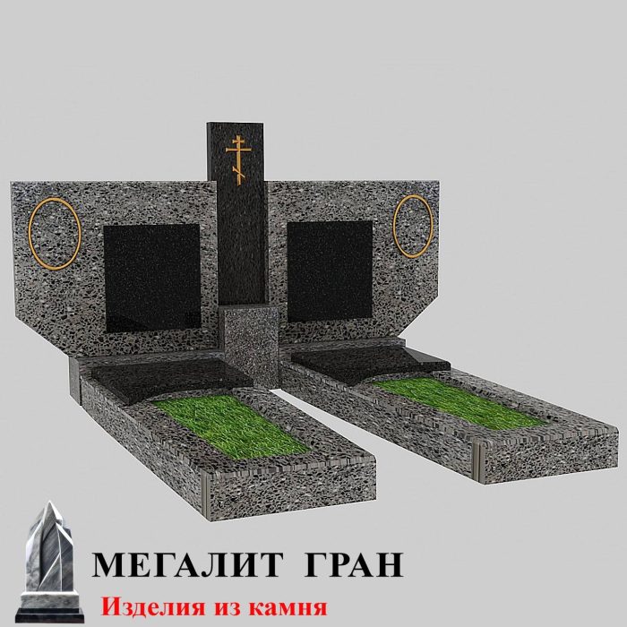 Б-33 памятник из гранитной мраморной крошки — изображение 3