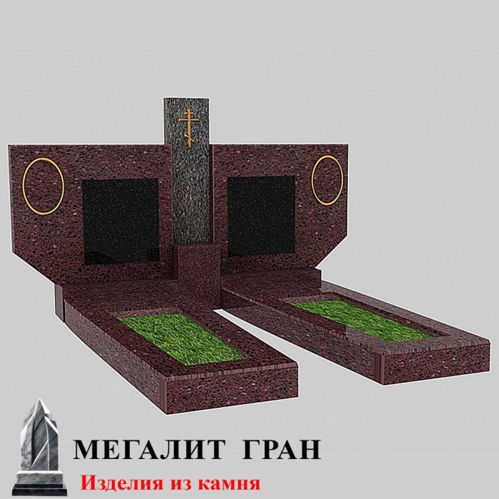 Б-33 памятник из гранитной мраморной крошки — изображение 4