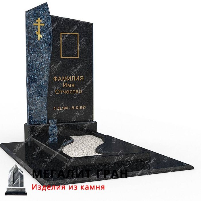 CV-022  памятник одиночный, двойной , комбинированный элитный — изображение 9