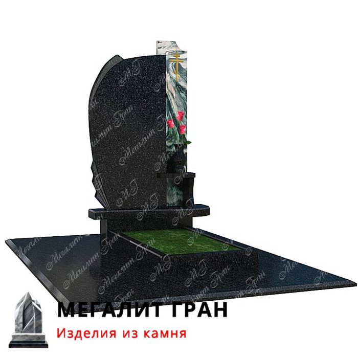 гранитный комбинированный памятник