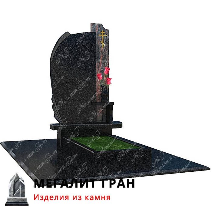 CV-027  памятник двойник в форме сердца , комбинированный — изображение 13