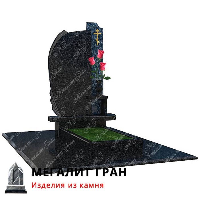 купить гранитный памятник с блю перлом в Бобруйске