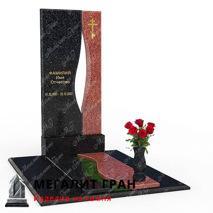 Элитные комбинированные памятники в Бобруйске