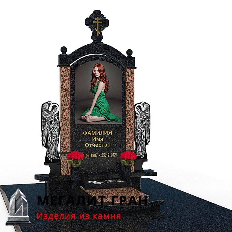 Элитный памятник с ангелами в Бобруйске