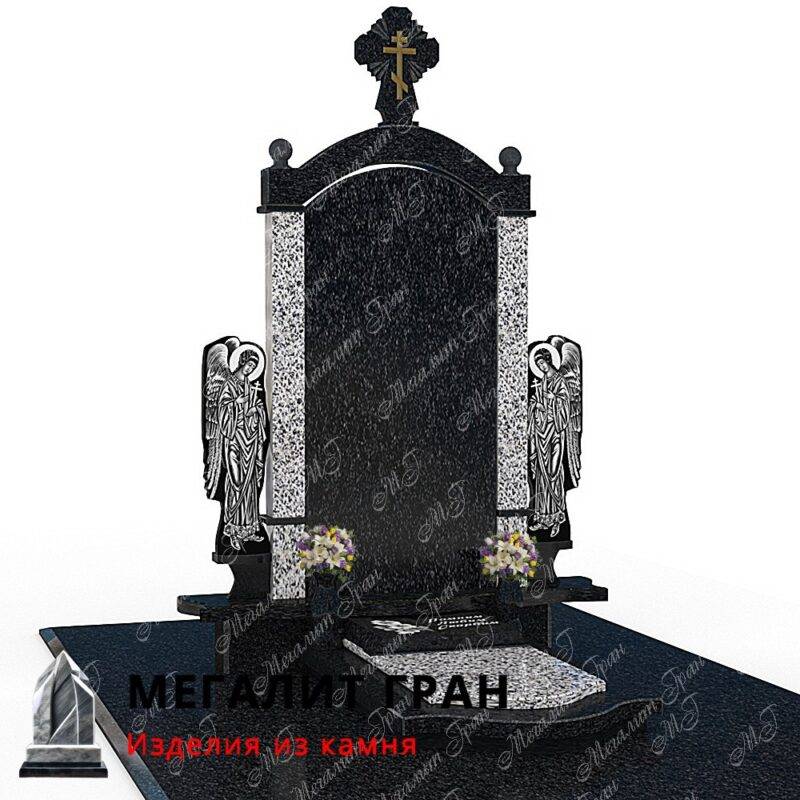 Элитный памятник с ангелами в Бобруйске
