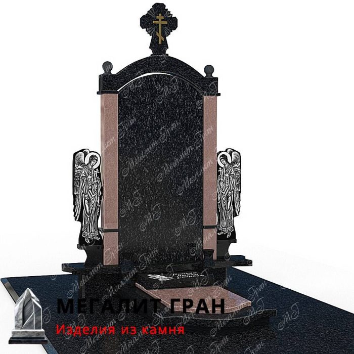 Элитный памятник с ангелами в Бобруйске