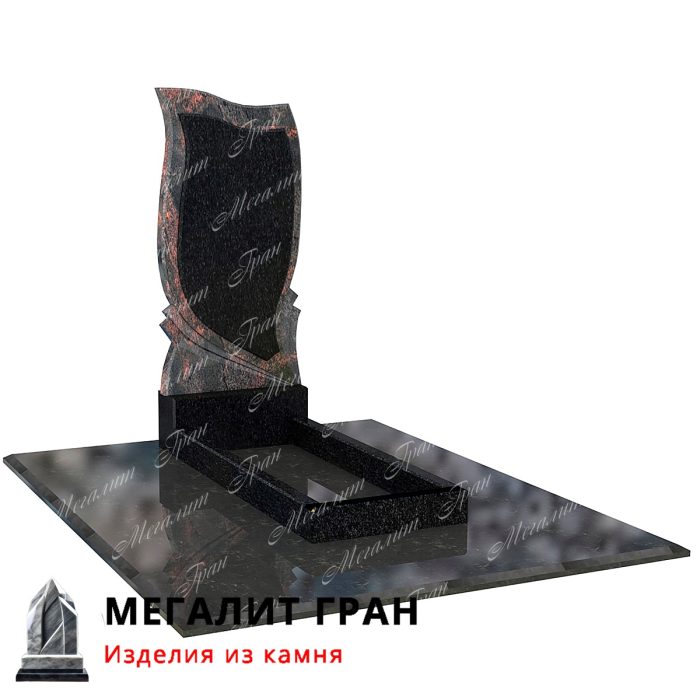 Классическая модель памятника. В качестве стандартного материала используются использоваться различные виды гранитов.