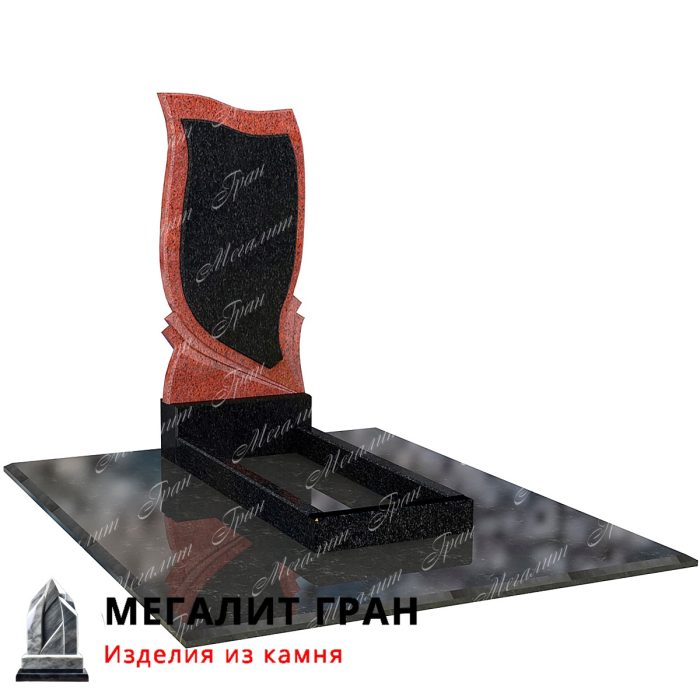 Классическая модель памятника. В качестве стандартного материала используются использоваться различные виды гранитов.
