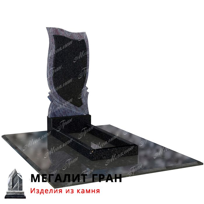 Классическая модель памятника. В качестве стандартного материала используются использоваться различные виды гранитов.